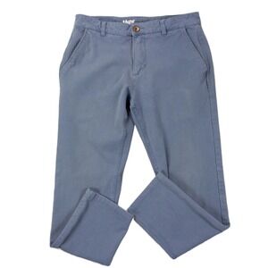 Mugsy Jeans Real Teals Mens 31x30‎ Blue Casual Chino Stretch Pants